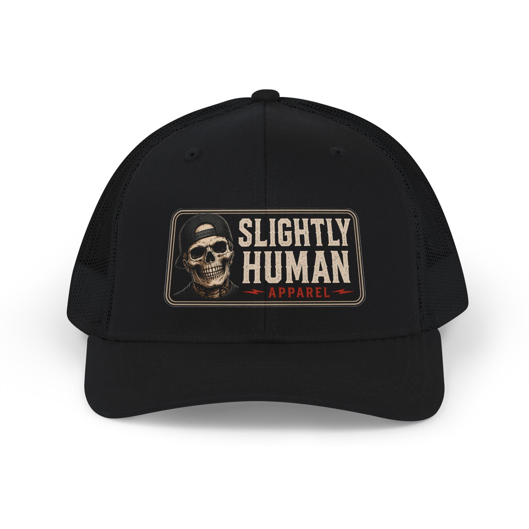 Slightly Human Trucker Cap — Richardson Snap Back