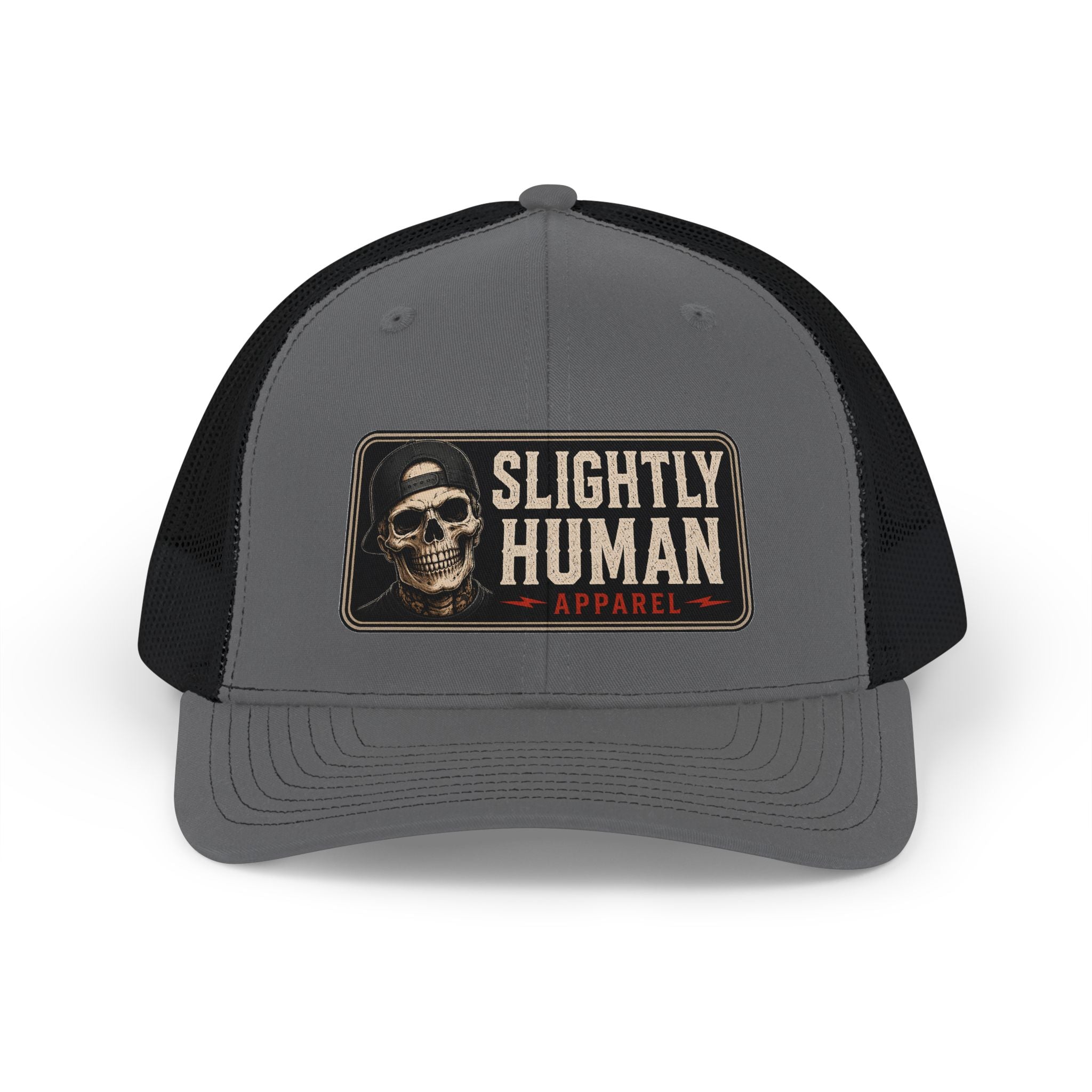 Slightly Human Trucker Cap — Richardson Snap Back