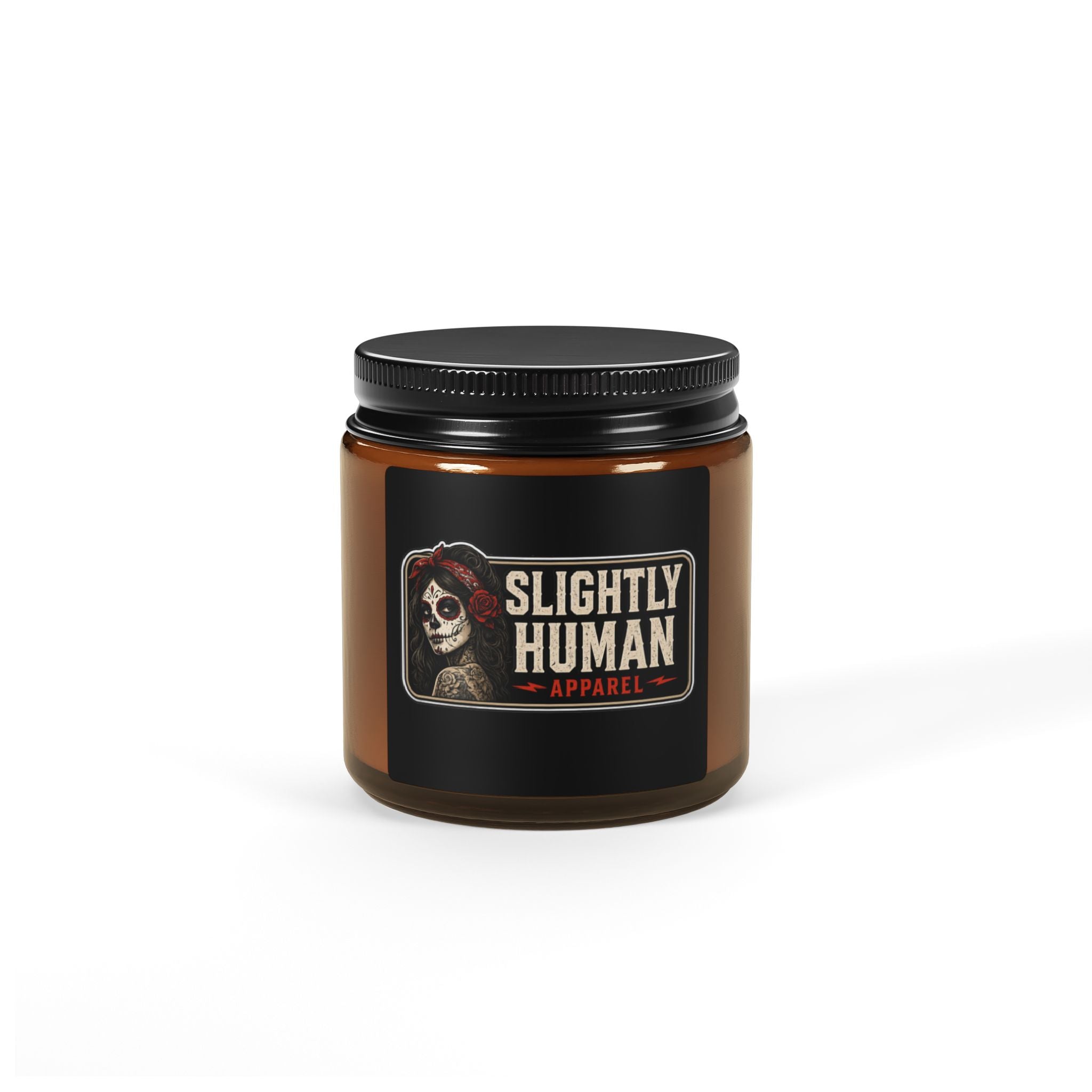 Slightly Human Amber Soy Candle — Spiced/Warm Scent