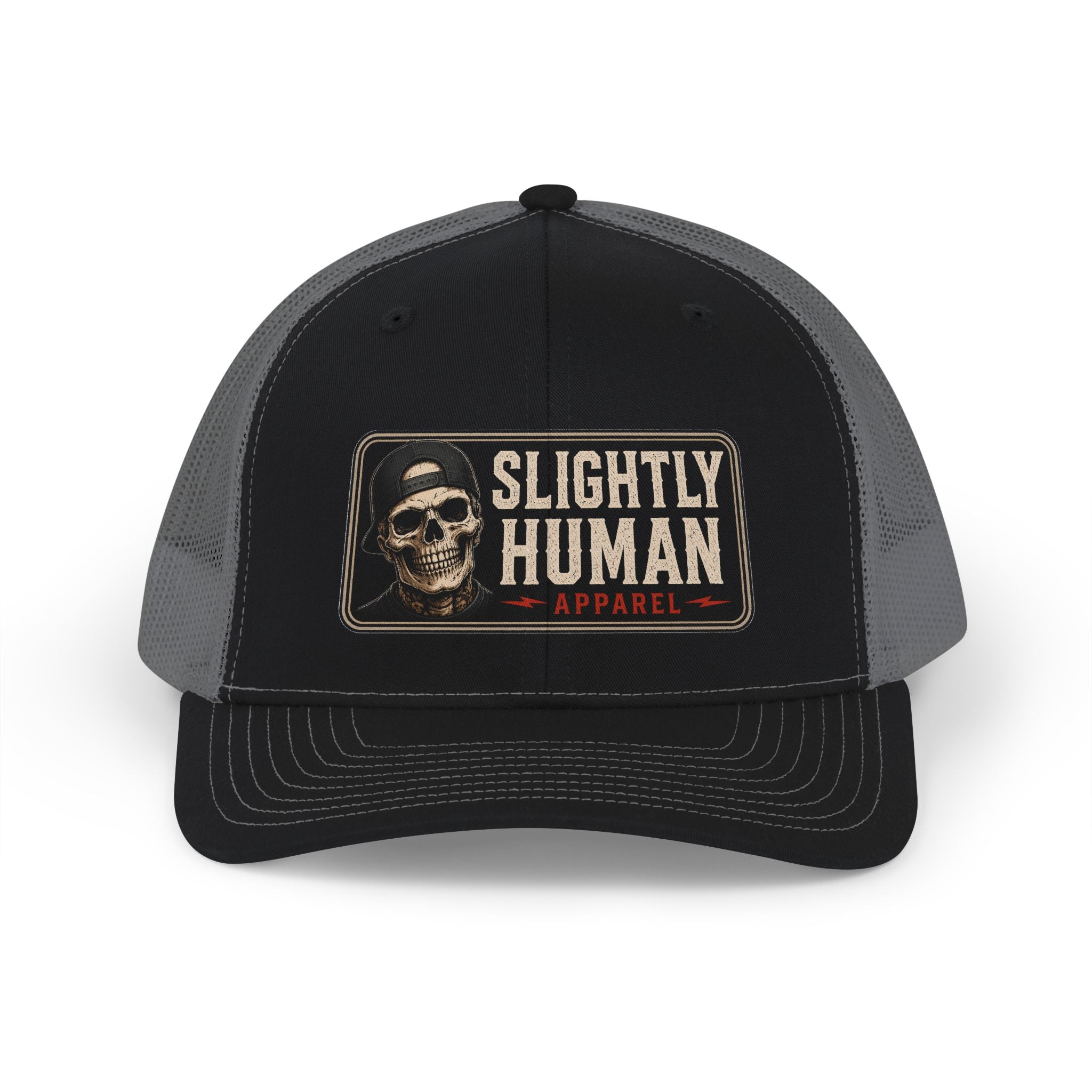 Slightly Human Trucker Cap — Richardson Snap Back