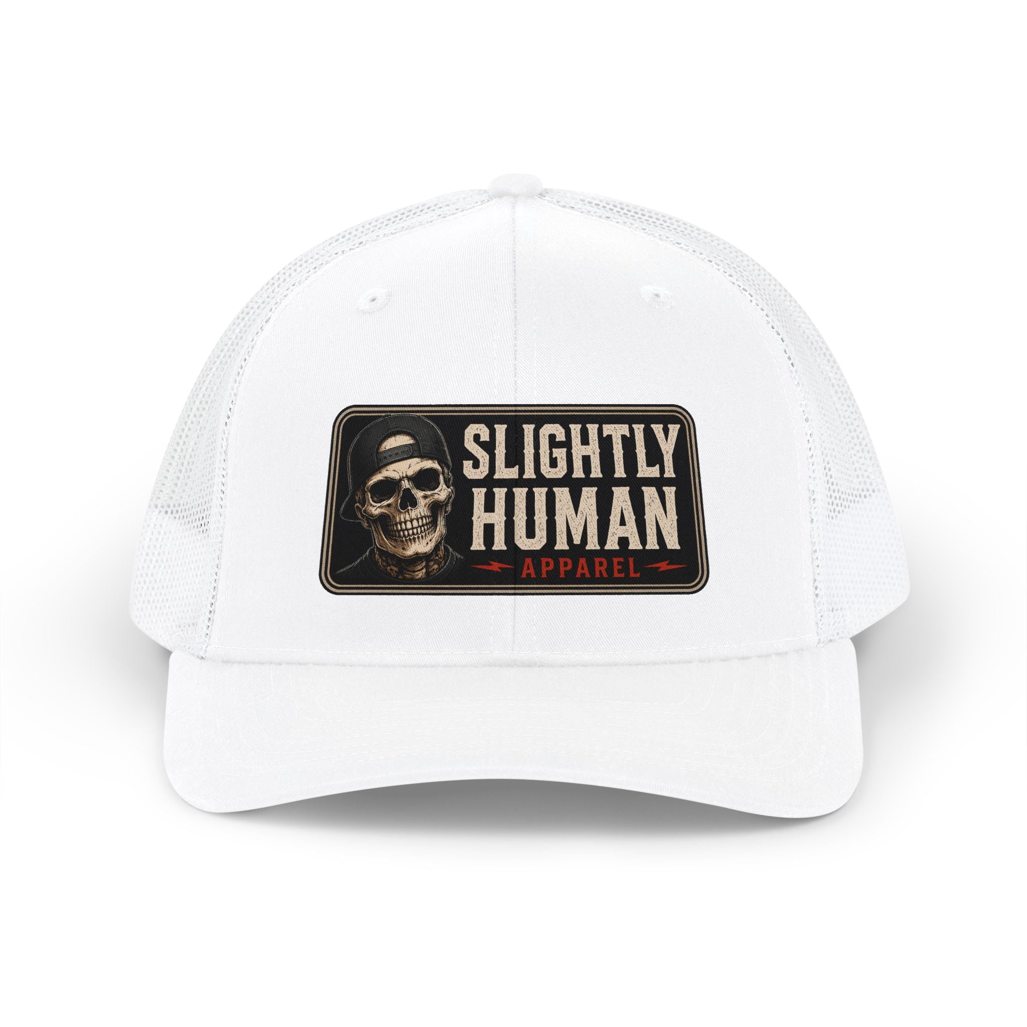Slightly Human Trucker Cap — Richardson Snap Back