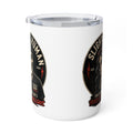Insulated Mug — “Slightly Human” Skull Coffee Tumbler (10oz)