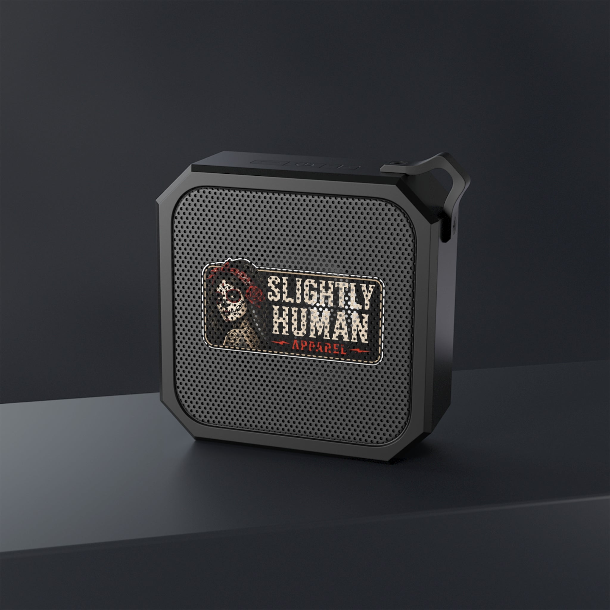 Outdoor Waterproof Speaker - Slightly Human Sugar Skull Portable Bluetooth Speaker