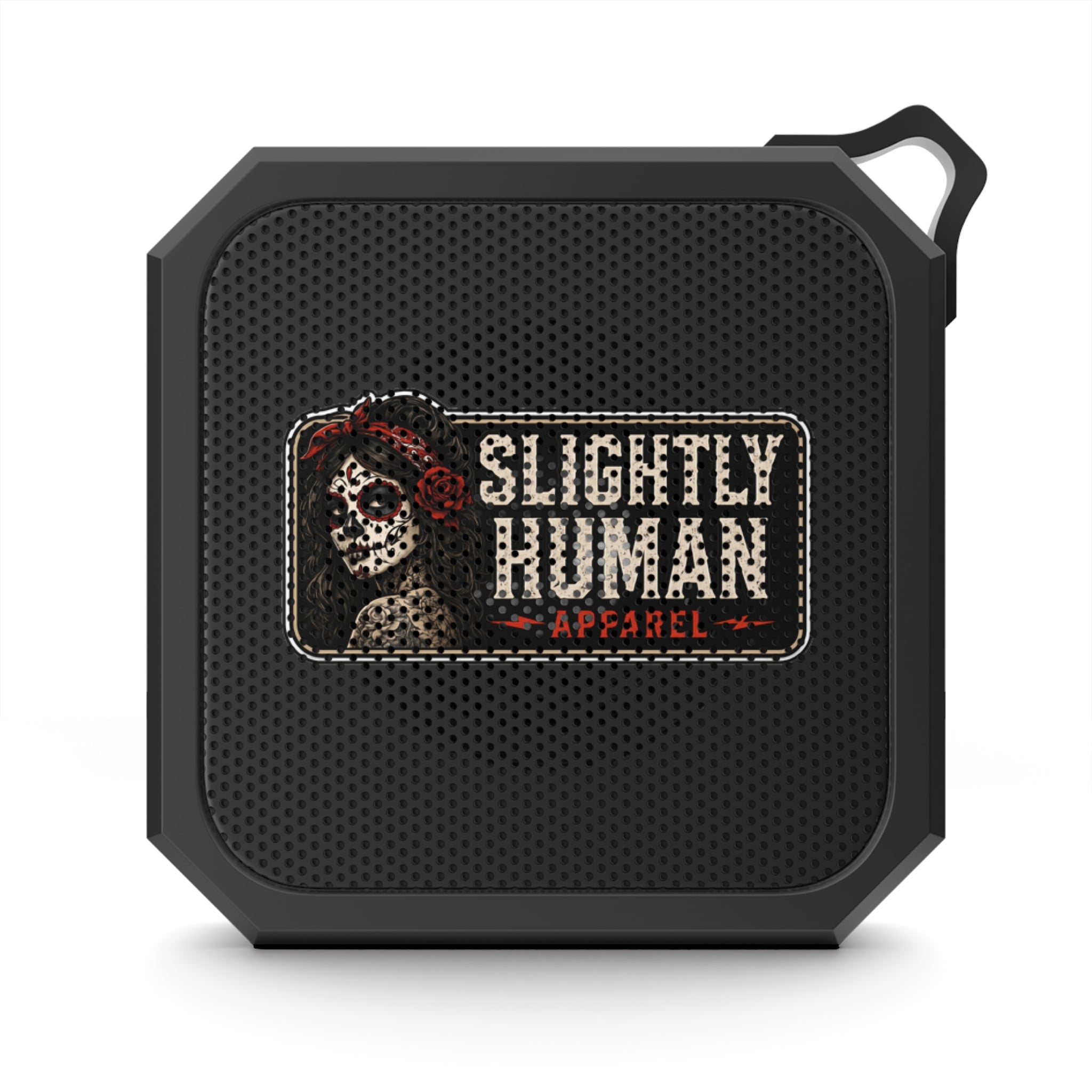 Outdoor Waterproof Speaker - Slightly Human Sugar Skull Portable Bluetooth Speaker
