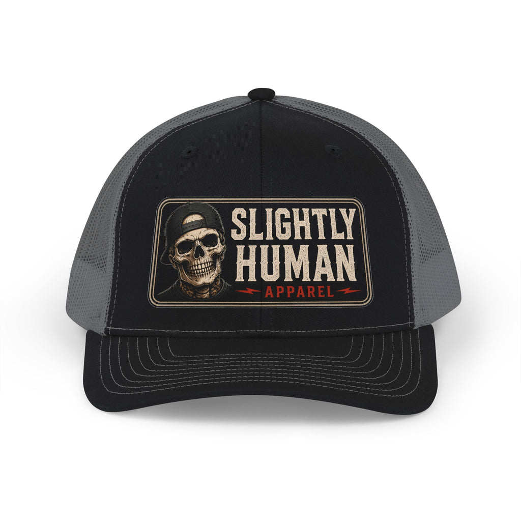 Slightly Human Trucker Cap — Richardson Snap Back