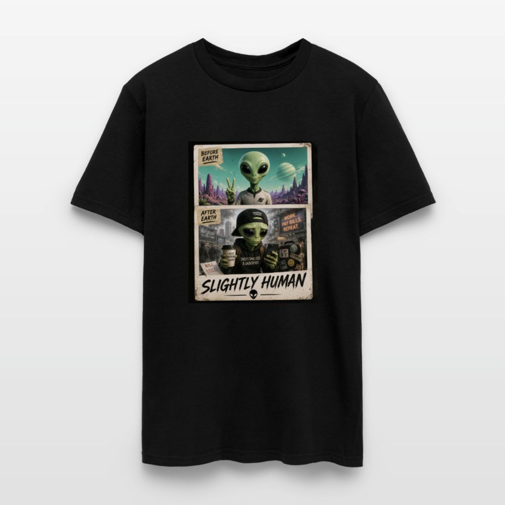Slight Human Return To Earth T-Shirt - black