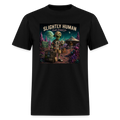 Slightly Human Earth Changed Me T-Shirt - black