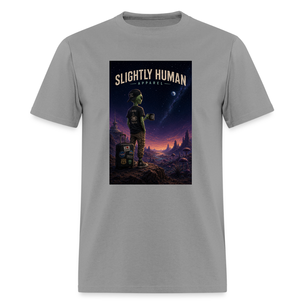 Slightly Human Home Planet T-Shirt - rock