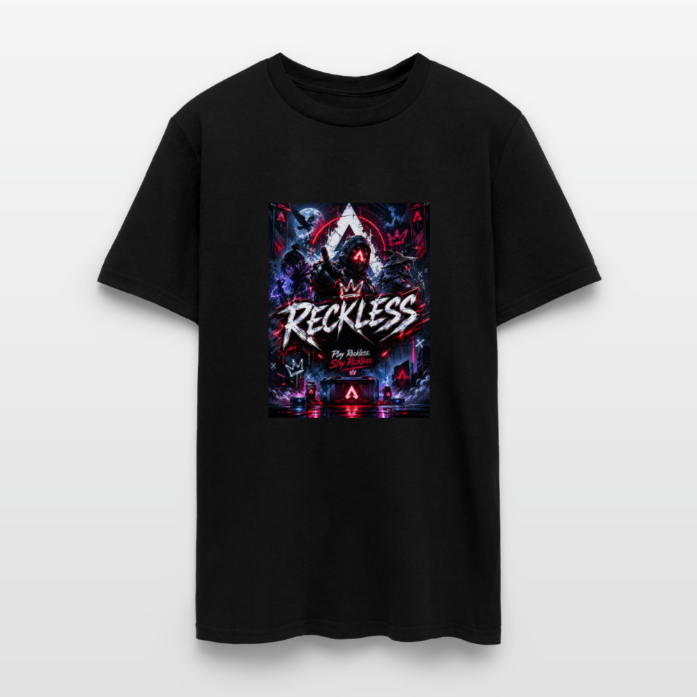 Reckless, Play Reckless, Stay Reckless Men's Tee - black