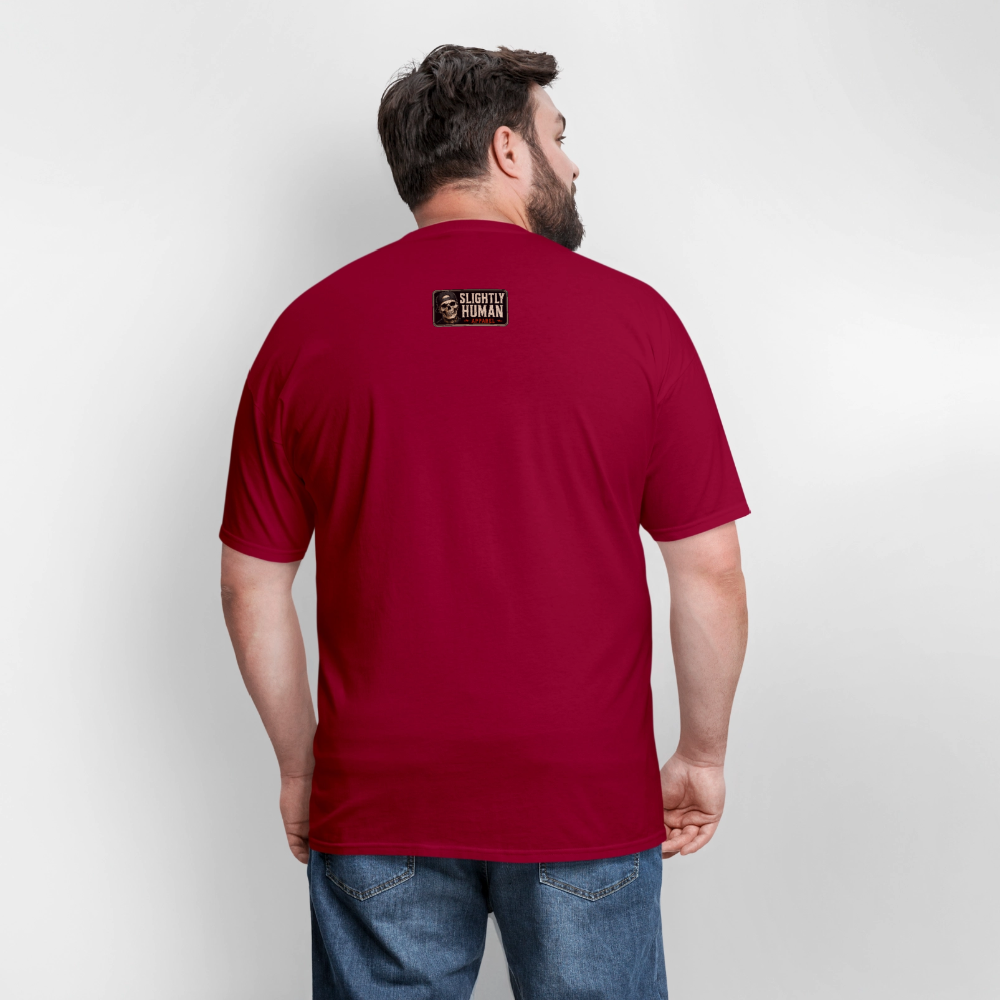 Reckless, Play Reckless, Stay Reckless Men's Tee - dark red