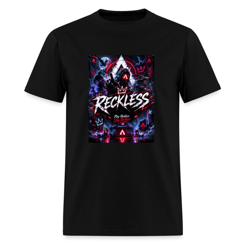 Reckless, Play Reckless, Stay Reckless Men's Tee - black