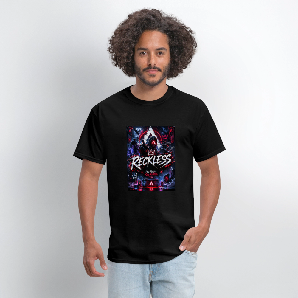 Reckless, Play Reckless, Stay Reckless Men's Tee - black