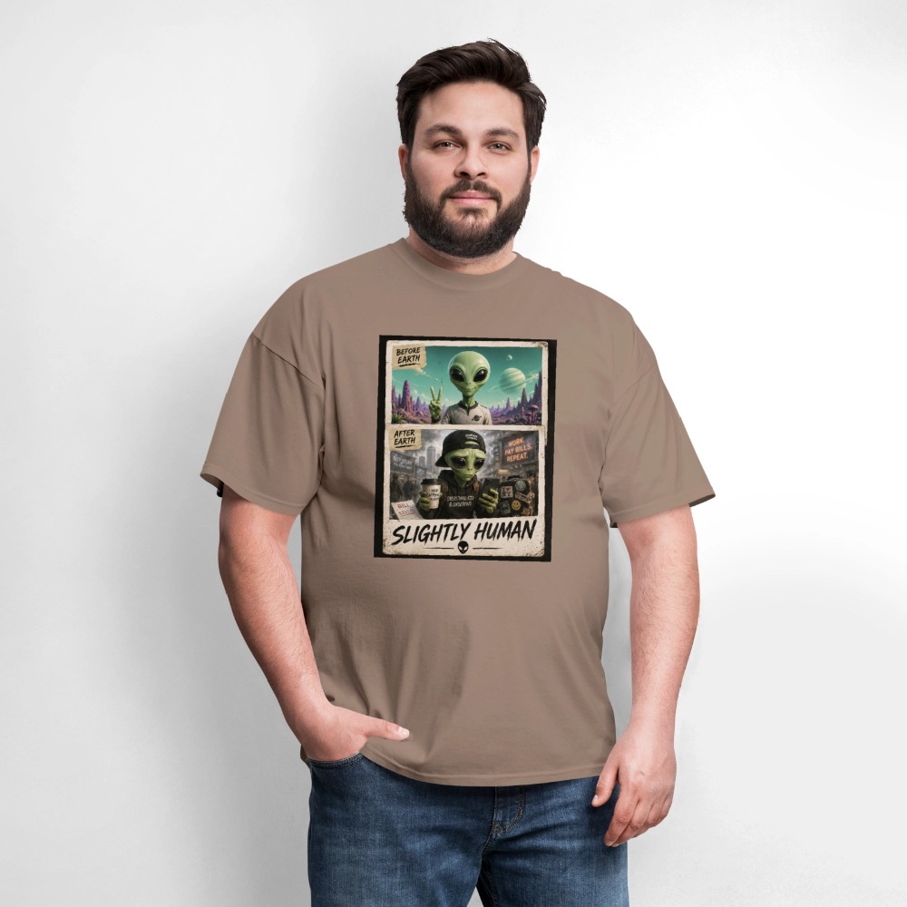 Slight Human Return To Earth T-Shirt - safari