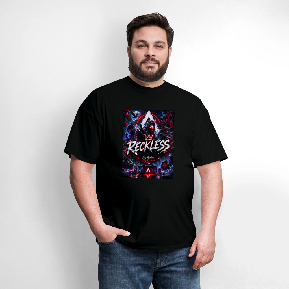 Reckless, Play Reckless, Stay Reckless Men's Tee - black