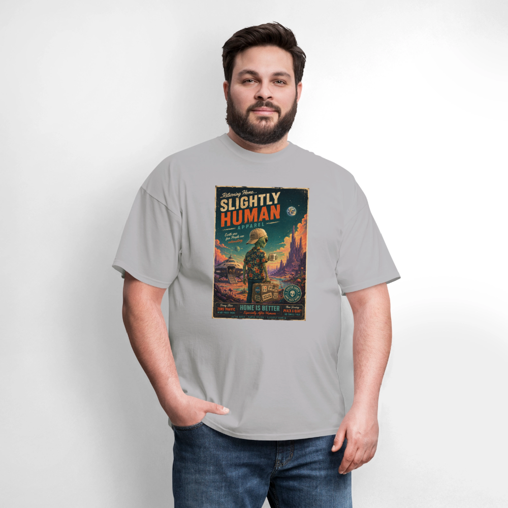 Slightly Human Home Is Better T-Shirt - rock