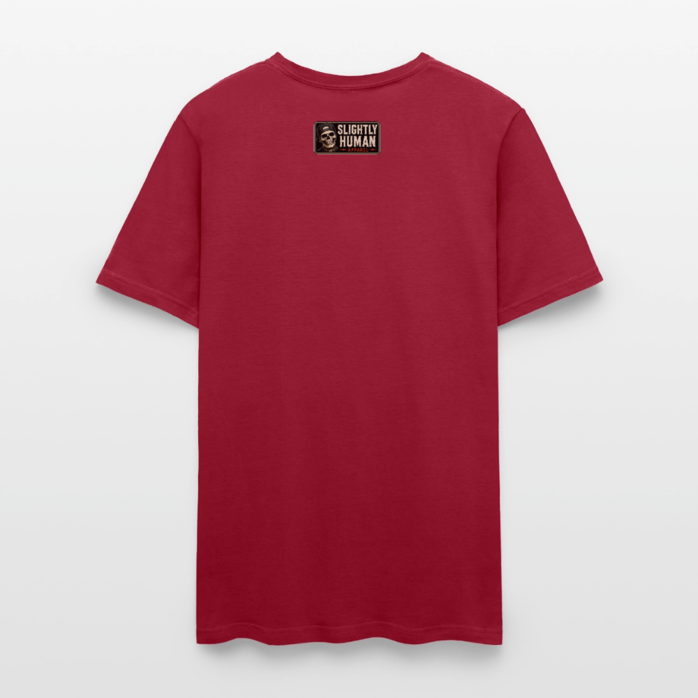 Reckless, Play Reckless, Stay Reckless Men's Tee - dark red