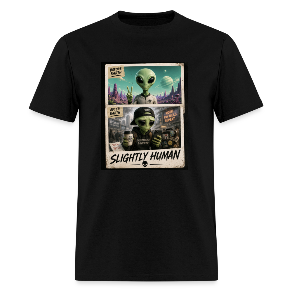 Slight Human Return To Earth T-Shirt - black
