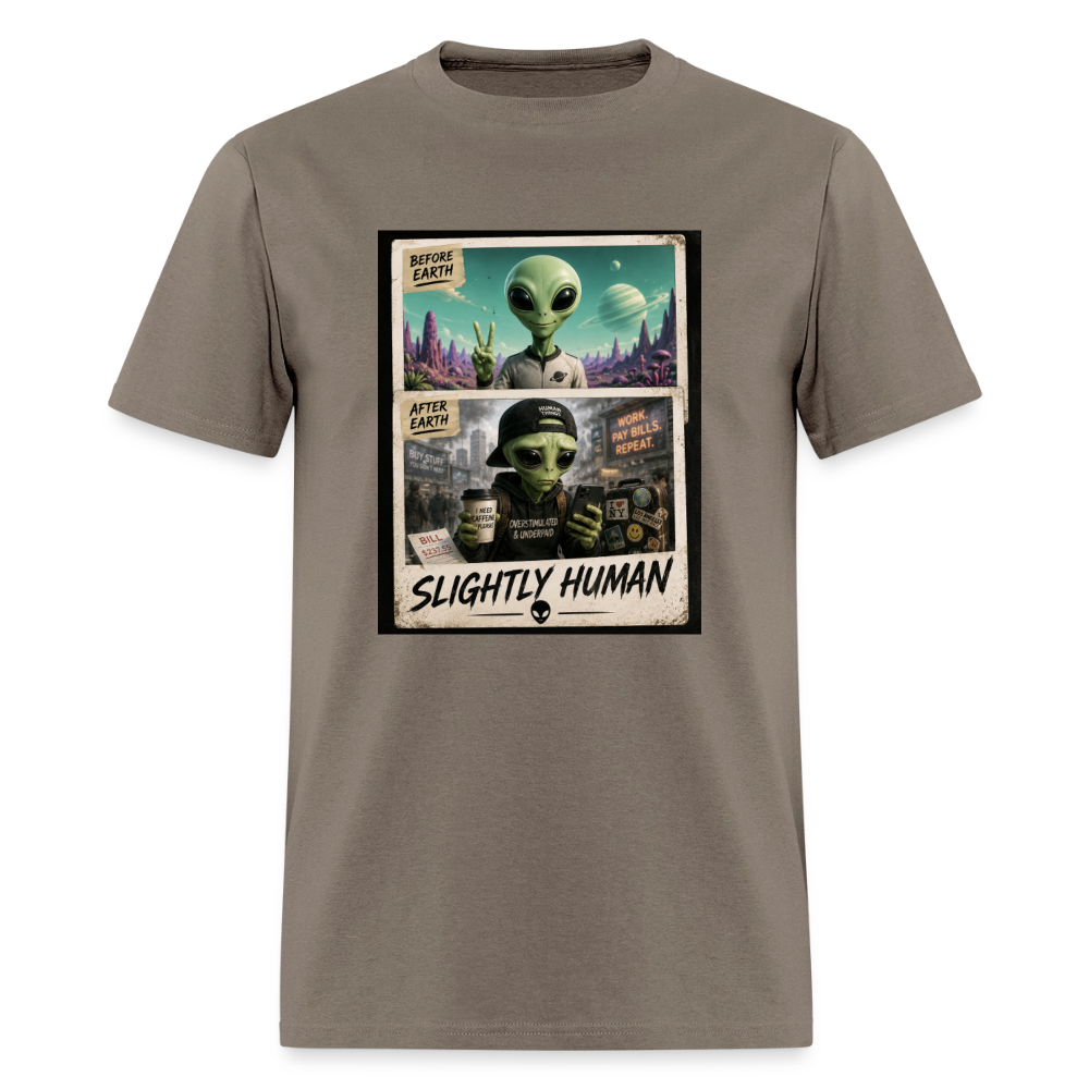 Slight Human Return To Earth T-Shirt - safari