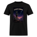 Slightly Human Home Planet T-Shirt - black