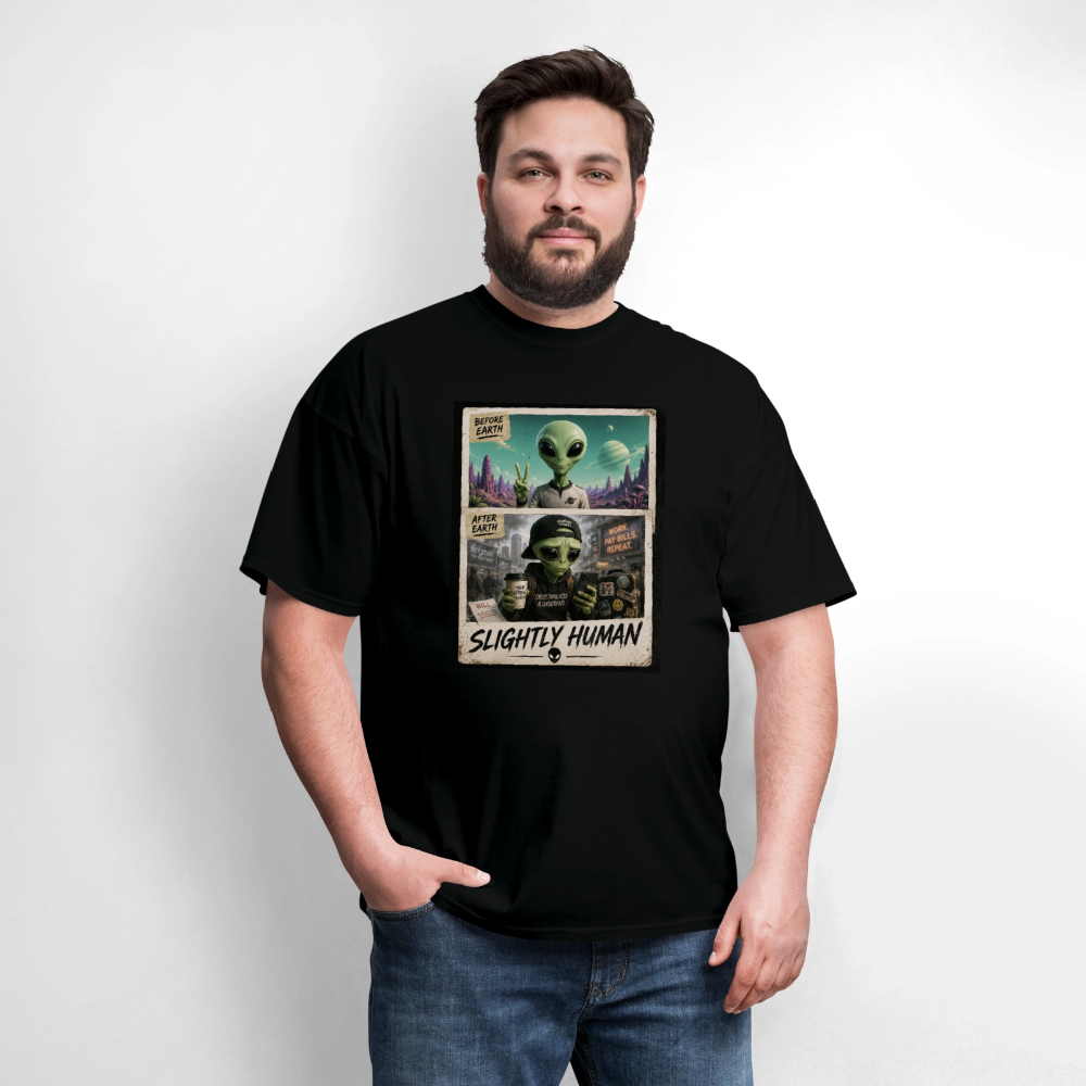 Slight Human Return To Earth T-Shirt - black