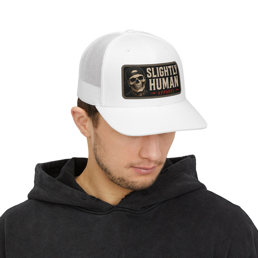 Slightly Human Trucker Cap — Richardson Snap Back