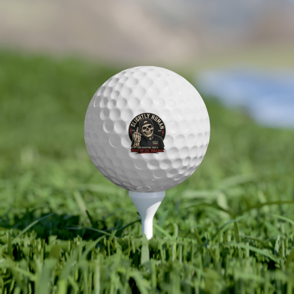 Slightly Human Golf Balls, 6pcs