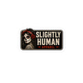 Kiss-Cut Vinyl Decal - "Slightly Human Apparel" Day of the Dead Skull Sticker