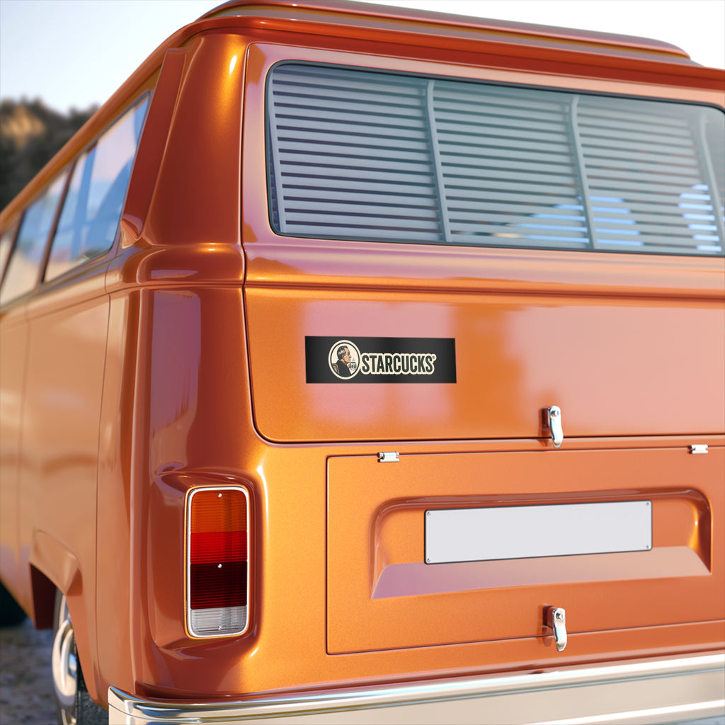 Bumper Sticker — “STARCUCKS” Retro Logo Decal